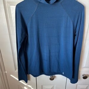 Stio Blue Long Sleeve Turtleneck